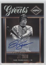 2011 Panini Limited Limited Greats Signatures /499 JT Snow #36 Auto