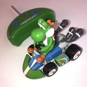 YOSHI - Nintendo Wii Mario Kart Mini Radio YoshiKart Probado Control Remoto Coche - Imagen 1 de 6