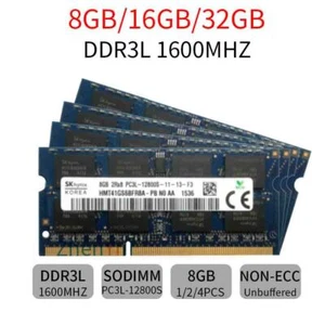 Pour SKHynix 32GB 16GB 8GB PC3L-12800S DDR3 1600Mhz 204Pin SODIMM Laptop RAM FR - Photo 1/15