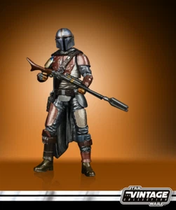 Mint! Star Wars The Vintage Collection Carbonized Collection Mandalorian In Hand - Picture 1 of 1