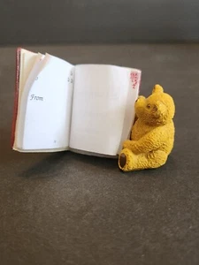 Miniature RR Hill Bear Holding SAGITARIUS Book 2" England Pics/Desc - Picture 1 of 7