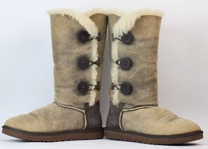 Ugg Bailey Button Triplet Bomber 3049 W/ BJCE, Women's Size 7, 13" Tall - Picture 1 of 20