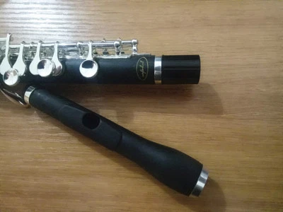 Instrumento musical profesional Piccolo chapado en plata C Tune de madera sintética Foto 1 de 4