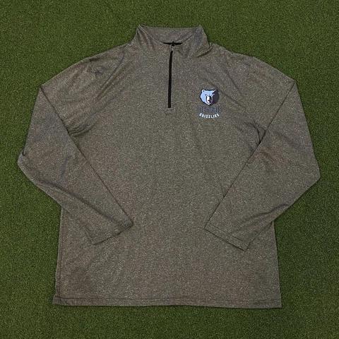 UNK Memphis Grizzlies Thin 1/4 Zip Pullover Jacket Size Men’s XL NBA Cover