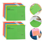 10Pcs Colored Hanging File Folders A4 Size For Filing Cabinet