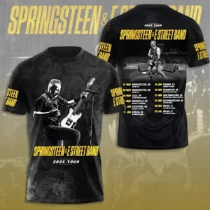 Bruce Springsteen And The E Street Band Tour 2025 3D T-Shirt S-5XL - Bild 1 von 3