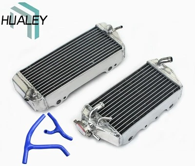 Radiador de aluminio + manguera azul para Kawasaki KX450F 2006-2008 2006 2007 2008 Foto 1 de 4