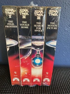 Vintage Star Trek Lot of 4 Movies - Picture 1 of 10
