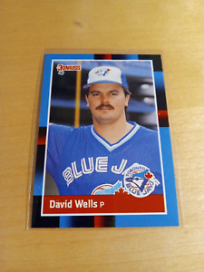 1988 DONRUSS #640 DAVID WELLS Toronto Blue Jays ROOKIE Baseball Card, Star (NM)