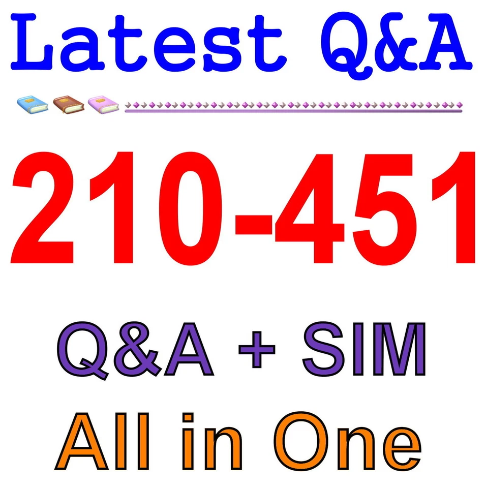 Cisco Best Practice Material For 210-451 Exam Q&A+SIM - Image 1 of 1