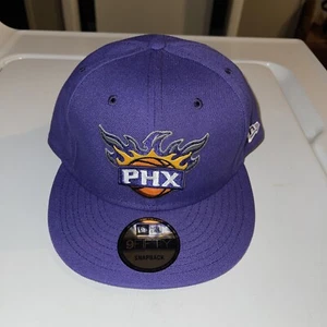 New Era Men OSFA NBA Phoenix Suns 9Fifty 950 Snapback Rubber Adjustable Hat-Cap - Picture 1 of 5