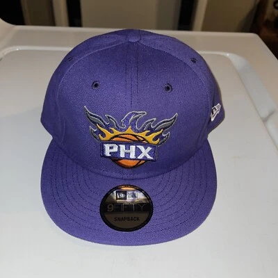 Gorra ajustable de goma New Era para hombre OSFA NBA Phoenix Suns 9Fifty 950 Snapback Foto 1 de 4