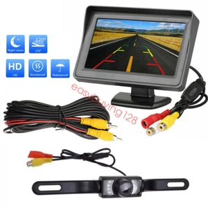 FOR CAR 4.3 Inch Rear View Stand Monitor+Reverse Backup Camera - Picture 1 of 7