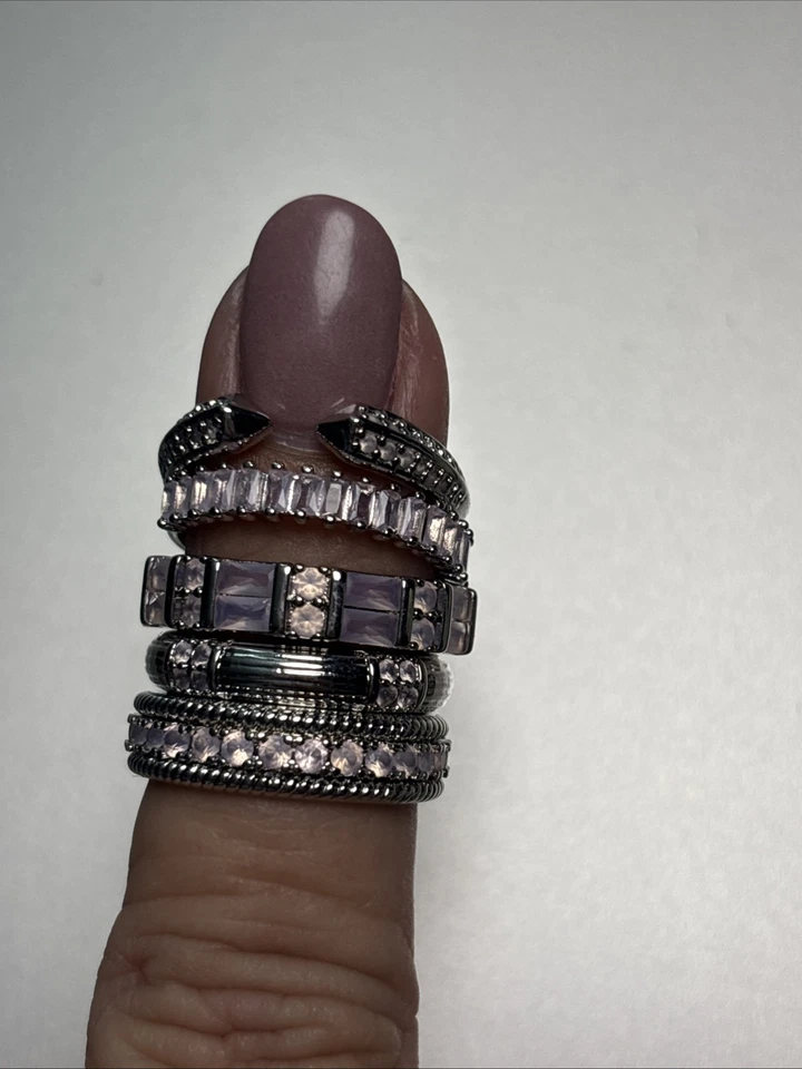 Bomb вечеринки деликатесы редкая единорог розовый лунный камень родий размер 6 - Изображение 1 из 4