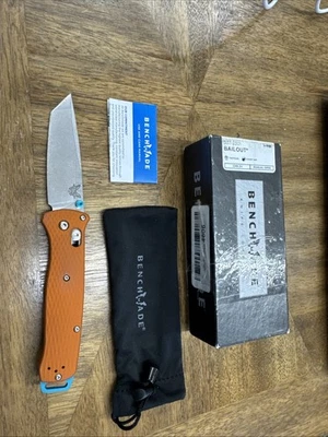 Benchmade 537-2301 Bailout CPM-3V Orange Aluminum Axis Shot Show Addition - Image 1 of 4