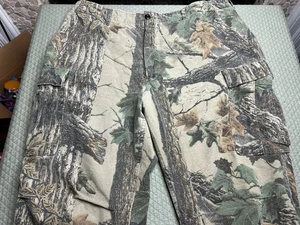 Vintage Rattlers Brand Camo Realtree Cargo Pants Men Size X Large Cotton USA - Picture 1 of 9
