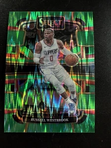 2023-24 Panini Select #55 Russell Westbrook Green Shock Prizms - Picture 1 of 2