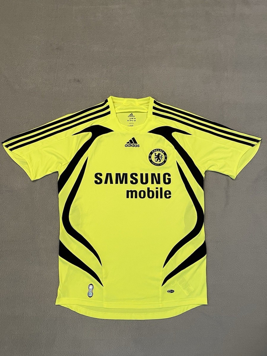 14-15 CHELSEA FCアウェイユニ　adidas Oサイズ　黄色 adidas Chelsea FC Football Soccer Yellow Away Jersey 2014