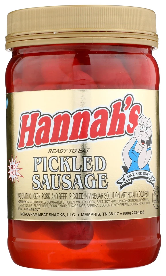 PICKLED SAUSAGE 16oz. JAR - Image 1 of 1