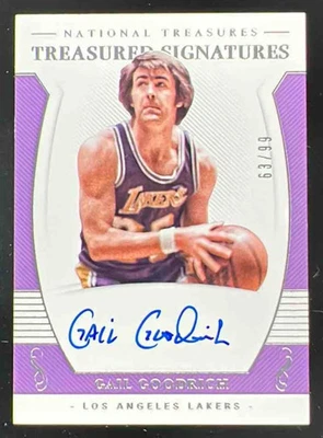 2018–19 National Treasures Treasured Signatures NoTS-GGR Гейл Гудрич с автографом /99 - Изображение 1 из 2