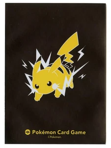 1x Pikachu Black Pokemon Center Individual Pokemon Card Sleeve - Picture 1 of 1