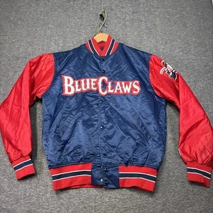Vintage Lakewood Blue Claws Jacket Baseball Minor League Small New Jersey - Picture 1 of 9