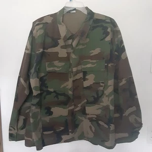 Propper Woodland Camo Jacket Mens 2XL REG 100% Cotton RIP-STOP - Picture 1 of 10