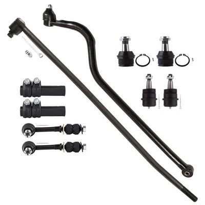 10pcs Front Tie Rod Ends Ball Joints For Dodge Ram 1500 2500 1995-1997 5.2L 3.9L - Imagem 1 de 4