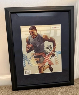 Cam Newton Autographed ESPN Magazine Cover – “NEXT” Issue, Framed, JSA Authentic - Image 1 of 3
