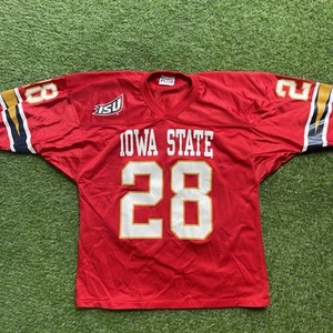Iowa State College Cyclones Football Jersey Youth Kids M Shirt Red - Picture 1 of 7