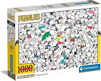 Impossible Puzzle Peanuts Comic Character 1000pc Jigsaw Puzzle Brand New Sealed - Image 1 of 3