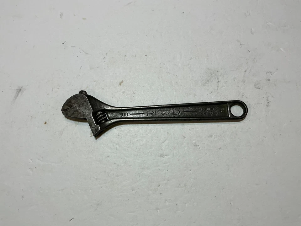 Ridgid 10" adjustable wrench black oxide finish ("Crescent") 910 USA made - Image 1 of 4