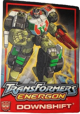 TRANSFORMERS Energon DOWNSHIFT Wheelack Trading Card 2003 complete tech specs - Image 1 of 3