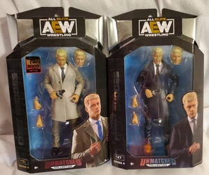 (2) AEW Unmatched Collection Series 4 Cody Rhodes Action Figures - Picture 1 of 5