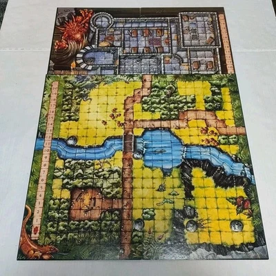 TSR Dragon Strike 1993  Replacement Double Sided Gameboards #A & #B - Image 1 of 4