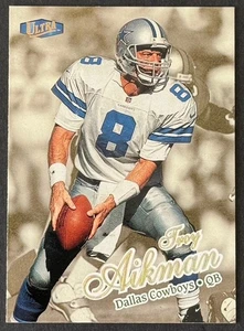 TROY AIKMAN  1998 Fleer Ultra GOLD MEDALLION #28G DALLAS COWBOYS Free Shipping - Picture 1 of 2
