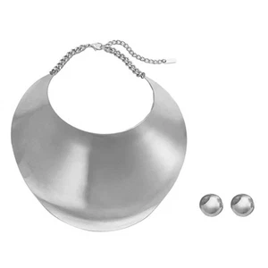Collana girocollo africana da donna in argento grosso dichiarazione egiziana... - Foto 1 di 9