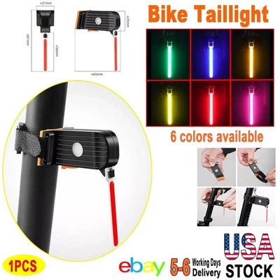 2*Bike Rear Light Photon Drop Warning Lamp Waterproof LED Bicycle Bike Taillight — 第 1/4 张图片