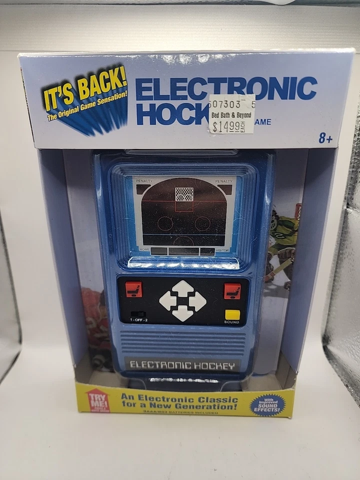 Electronic Handheld Hockey Game (remake of The 1978 Vtg Mattel Game) Pocket