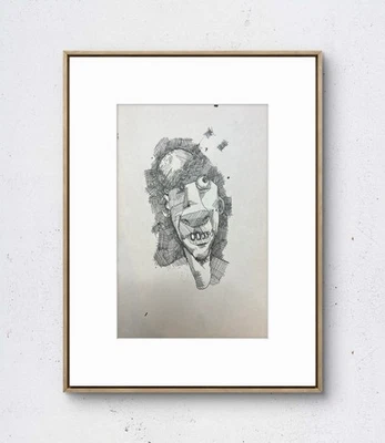 Páginas de cuaderno de bocetos aleatorias: ideas incompletas: papel: neoexpresionismo único 6x19 Foto 1 de 4