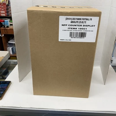 2025 Panini Football Absolute Retail Factory Sealed Retail Case Of 20 Boxes
