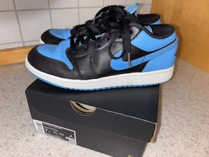 Nike Air Jordan 1 Low Gr. 40 Jungen, black/blue, Sneaker, Schuhe, Turnschuhe - Bild 1 von 14