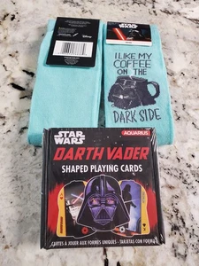 1 Deck Darth Vader Playing Cards & A FREE PAIR Of Odd Sox Darth Vader Socks - Picture 1 of 3