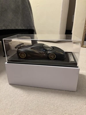 1/18 BBA Car Model LB-Works Ferrari 458 (Matte Black) - Image 1 of 4