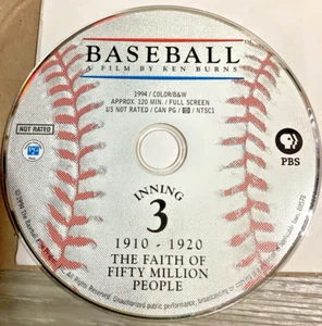 Baseball A Film By Ken Burns Innings 3 Individual DVD Replacement 3rd Disc Only - Bild 1 von 3