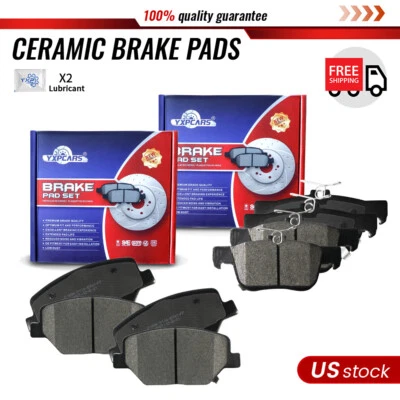 Pastilhas de freio dianteiras e traseiras de cerâmica para 2016 2017 2018 2019 2020 Buick Envision - Imagem 1 de 4