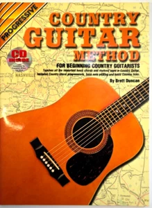 Progressive Country guitar method music score songbook guitar tab + CD - Picture 1 of 13