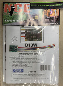 NCE 171 D13W DCC DECODER HO 4 function wire /was NCE 100 D13SR MODELRRSUPPLY