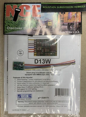 NCE 171 D13W DCC Decoder HO 4 function wire /was NCE 100 D13SR | $5 Offer - Image 1 of 3