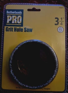 Sutherlands Pro 3 1/4” Grit Hole Saw - Picture 1 of 2